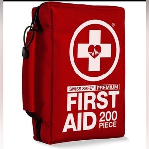 Swiss Safe 200-Piece Professional First Aid Kit